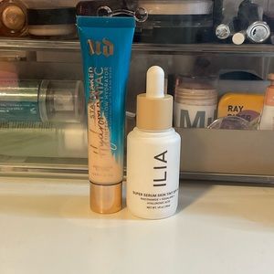 ilia skin tint, tulum & urban decay skin tint , 10